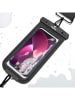 YEAZ Handytasche "Ocean Shot in Schwarz/ Schwarz - (B)16 x (H)22,5 x (T)1,6 cm