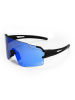 YEAZ Unisex-Sportbrille "Suncruise" in Schwarz/ Blau