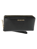 Michael Kors Skórzany portfel w kolorze czarnym - 21 x 10 x 2,5 cm