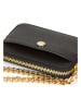 Michael Kors Leder-Geldbörse in Schwarz - (B)11,5 x (H)7,5 x (T)2 cm