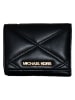 Michael Kors Skórzany portfel w kolorze czarnym - 11 x 8 x 3 cm