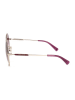 Longchamp Damskie okulary przeciwsłoneczne w kolorze srebrno-bordowym