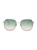 Longchamp Damen-Sonnenbrille in Gold/ Grün