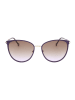 Carolina Herrera Damskie okulary przeciwsłoneczne w kolorze złoto-fioletowo-brązowym