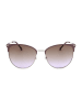 Carolina Herrera Damskie okulary przeciwsłoneczne w kolorze srebrno-fioletowym