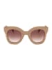 Carolina Herrera Damskie okulary przeciwsłoneczne w kolorze różowo-cielistym