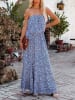 Milan Kiss Kleid in Blau/ Weiß