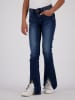 Vingino Spijkerbroek "Britte Split" - flare fit - blauw