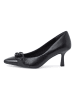 Tamaris Leder-Pumps in Schwarz