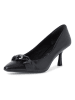 Tamaris Leder-Pumps in Schwarz