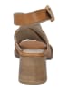 Gerry Weber Leren haksandalen lichtbruin