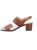 Gerry Weber Skórzane sandały w kolorze jasnobrązowym