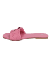 Gerry Weber Skórzane klapki w kolorze różowym