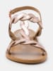 Les BAGATELLES Leren sandalen "Burke" roségoudkleurig