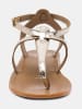 Les BAGATELLES Zehensandalen "Bulnes" in Gold