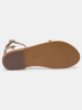 Les BAGATELLES Leder-Sandalen "Coney" in Gold