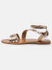 Les BAGATELLES Leder-Sandalen "Carroll" in Gold