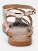 Les BAGATELLES Leren sandalen "Carroll" goudkleurig