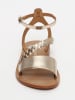 Les BAGATELLES Leren sandalen "Belgrade" goudkleurig