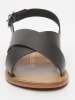 Les BAGATELLES Skórzane sandały "Acoyte" w kolorze czarnym
