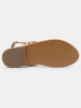 Les BAGATELLES Leren sandalen "Pulchella" lichtbruin