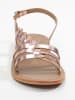 Les BAGATELLES Leder-Sandalen "Satyre" in Gold