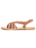 Les BAGATELLES Leren sandalen "Satyre" camel