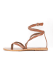Les BAGATELLES Leder-Zehentrenner "Cortland" in Camel