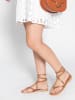 Les BAGATELLES Leder-Zehentrenner "Cortland" in Camel