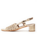 Les BAGATELLES Leder-Sandaletten "Kama" in Gold