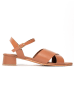 Les BAGATELLES Leren haksandalen "Ethete" camel