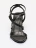 Les BAGATELLES Skórzane sandały "Izusa" w kolorze czarnym