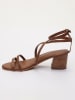 Les BAGATELLES Leren haksandalen "Gentry" camel