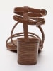 Les BAGATELLES Leren haksandalen "Gentry" camel
