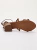Les BAGATELLES Leren haksandalen "Gentry" camel