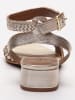 Les BAGATELLES Leder-Sandaletten "Gwenivere" in Gold