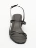 Les BAGATELLES Leren haksandalen "Graciela" zwart