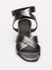Les BAGATELLES Leren haksandalen "Genessis" zwart