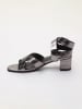 Les BAGATELLES Leren haksandalen "Genessis" zwart