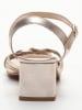 Les BAGATELLES Leren haksandalen "Gigi" goudkleurig