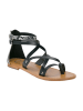 Les BAGATELLES Skórzane sandały "Buff" w kolorze czarnym