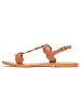 Les BAGATELLES Leder-Sandalen "Buff" in Camel