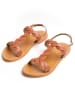 Les BAGATELLES Leder-Sandalen "Buff" in Camel