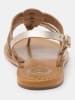 Les BAGATELLES Leren sandalen "Buff" goudkleurig