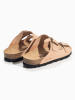 BAYTON Leren slippers "Tracy" lichtroze