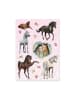 Lutz Mauder Metallic-Sticker "Pferde" in Bunt