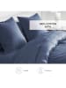 Cacharel textiles Satin-Bettwäsche-Set in Blau