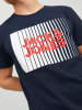 Jack & Jones Koszulka "Corp Logo" w kolorze granatowym