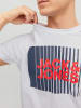 Jack & Jones Koszulka "Corp Logo" w kolorze białym
