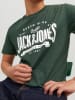 Jack & Jones Koszulka w kolorze ciemnozielonym